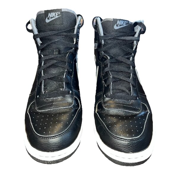 Nike Big High Top Athletic Tennis Shoes black grey Lace Up Rubber Sole  Sz 13 main image 6